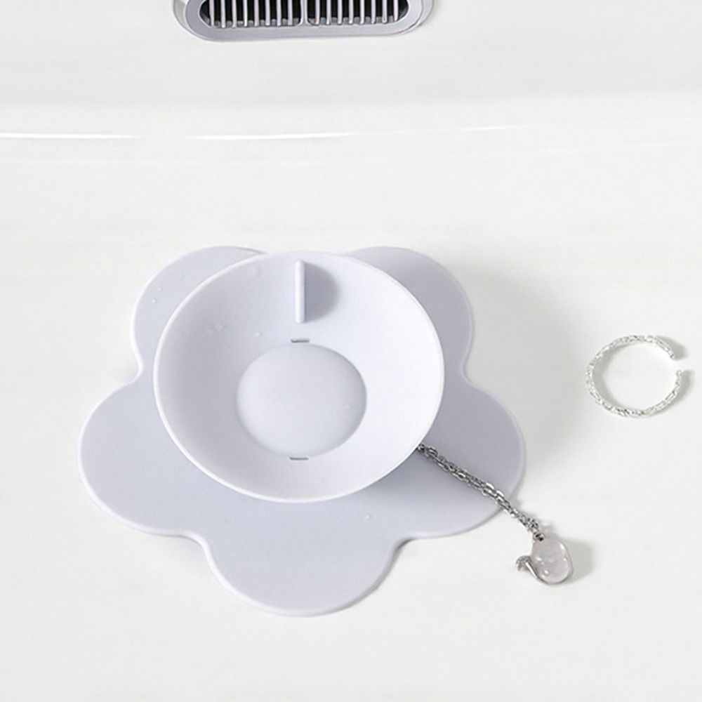 Flower Shaped Drain Plug Reusable Sink Drain Cover New Basin Stopper Bathroom Basin Use