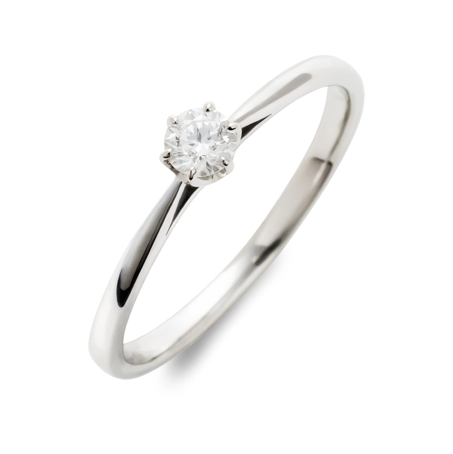 

LEGAN Platinum 950 Diamond Ring D Color Heart Cupid Ring Size 6 PT950 Engagement Ring Marriage Ring Made in Japan Heart&Cupid [Diamond 0.1ct] платиновий