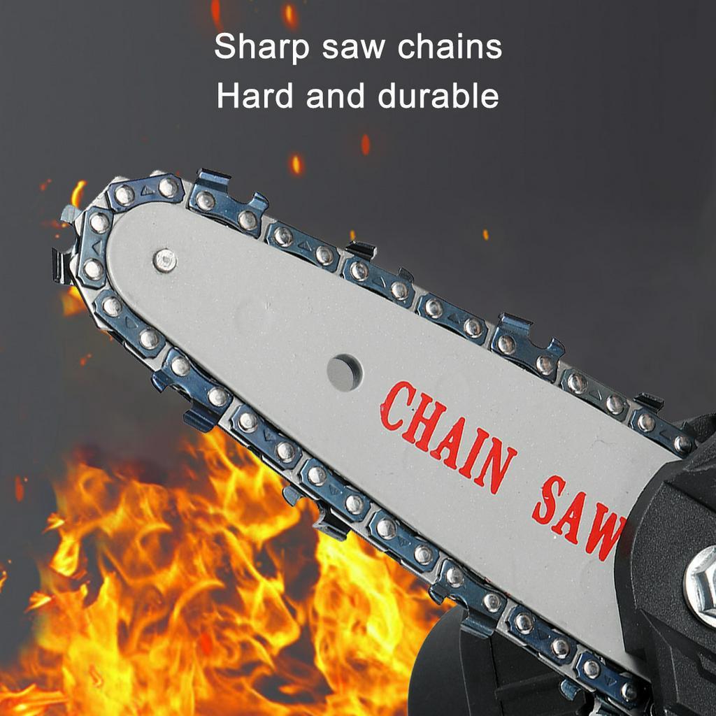 550W 24V Cordless Electric Chainsaw Portable Rechargeable Battery Wood Cutter New