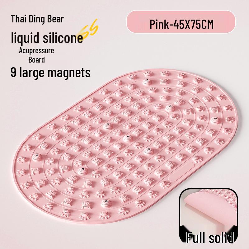 In-stock Liquid Silicone Acupressure Foot Massage Mat – Ultra-Slow Running, Indoor Toe Pressure Board for Meridian Unblocking.