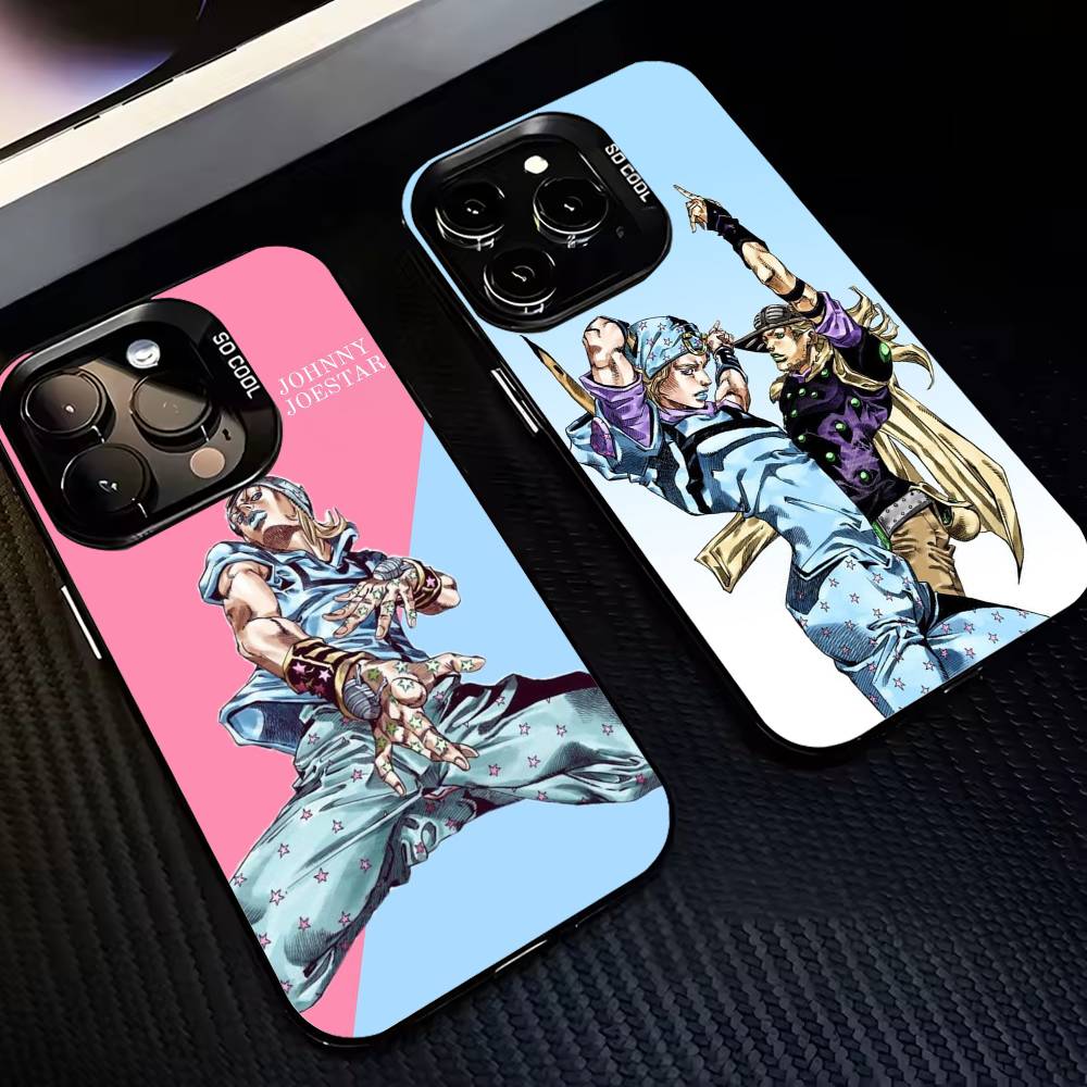 J-Joestar of the J-Jojo J-Johnny-JJES Phone Case For iPhone 17,16,15,14,13,12,11 Plus,Pro Max,XS,Colorful Silver Black Cover