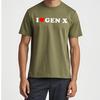 Men tshirt Anime Cotton Tshirt for man Brand summer For men t shirt I Love Gen X Short Sleeve Relaxed Fit Oneck Top tees