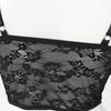 Ruffle Lace Corset Mesh Hollow Suspender Vest Fashion Slim Crop Tops  Ladies