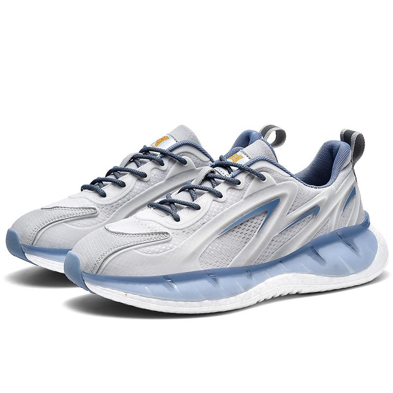 

New super light running shoes real popcorn wear-resistant non-slip rubber sole sports shoes glow-in-the-dark running shoes 39