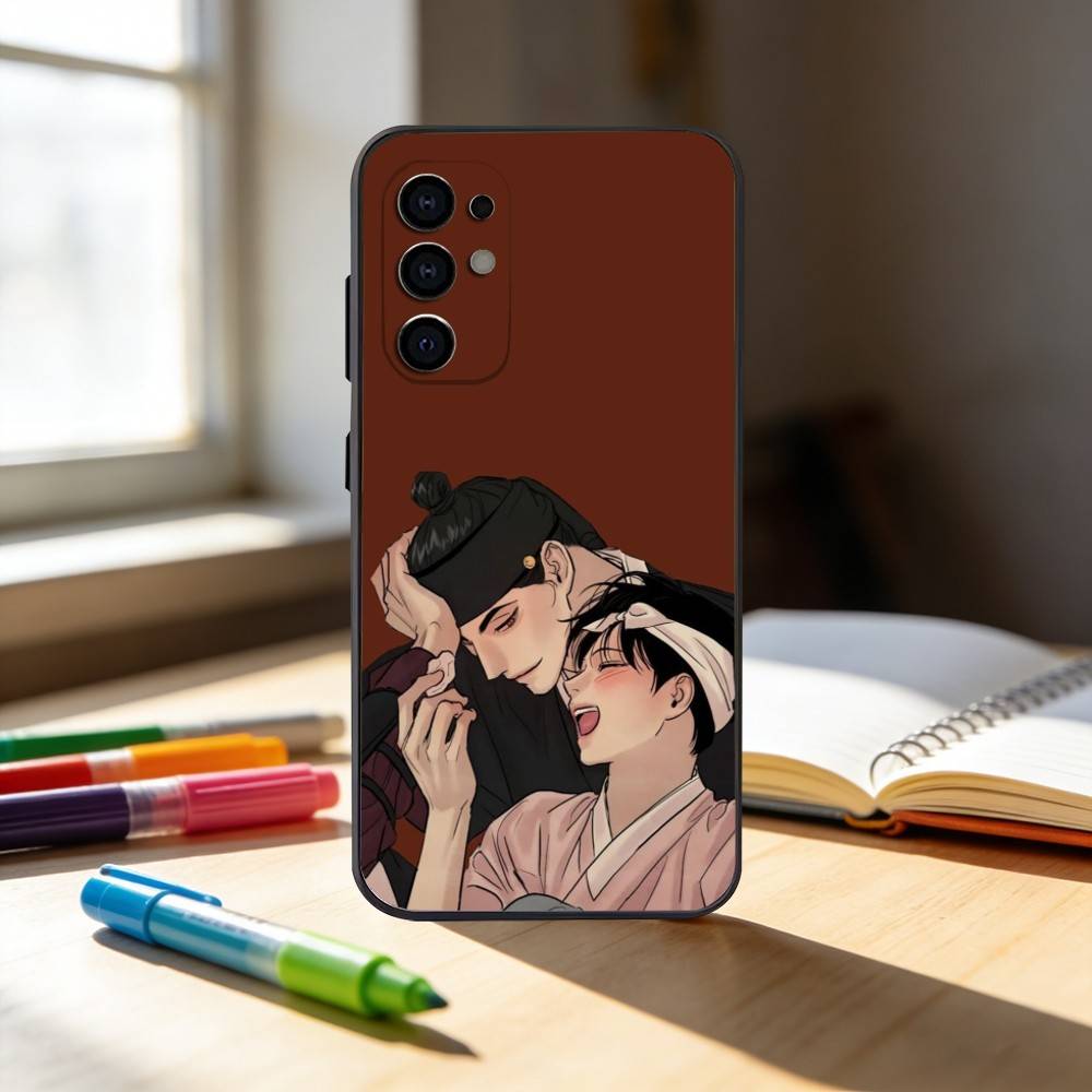 Painter The-w-Nights-Anime  Phone Case For Samsung S25,S24,S21,S22,S23,S30,Ultra,S20,Plus,Fe,Note,10,9,5G Black Cover