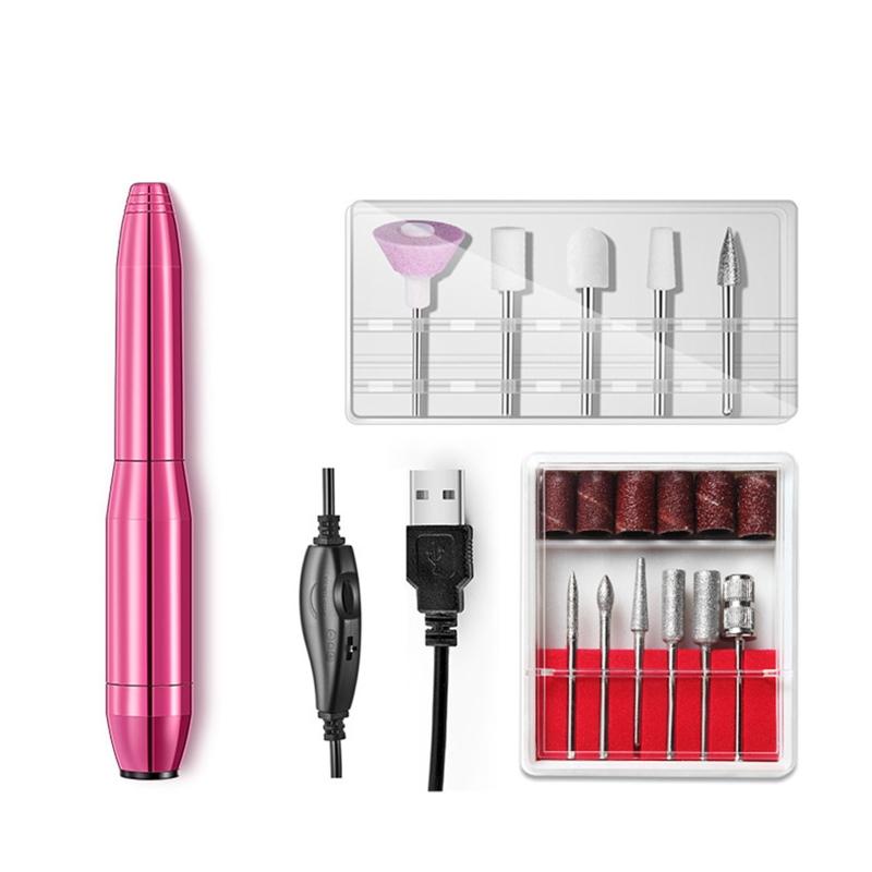 Electric Nail Drill Professional Manicure Pedicure Polishing Shape Tools Set Portable Professional Nail Supplies 1