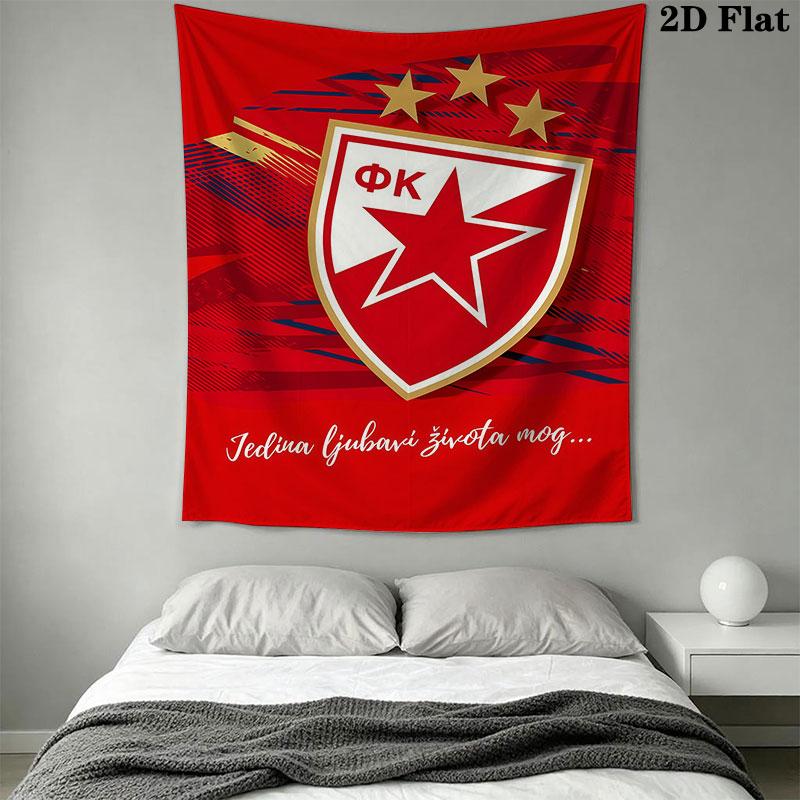 CZ Logo Wall Hanging Printed Fabric Blanket Decorative Tapestries for Bedroom Living Room Home Decor