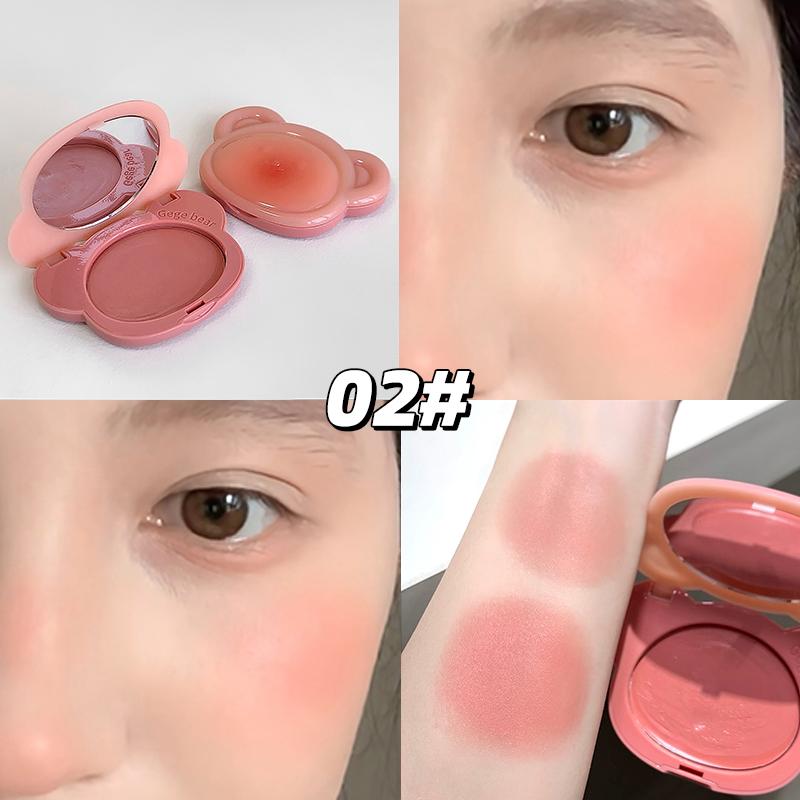 Light Blush Cream Gege Bear Moisturizing Matte Vitality Moisturizing Whitening Brightening Natural Rouge