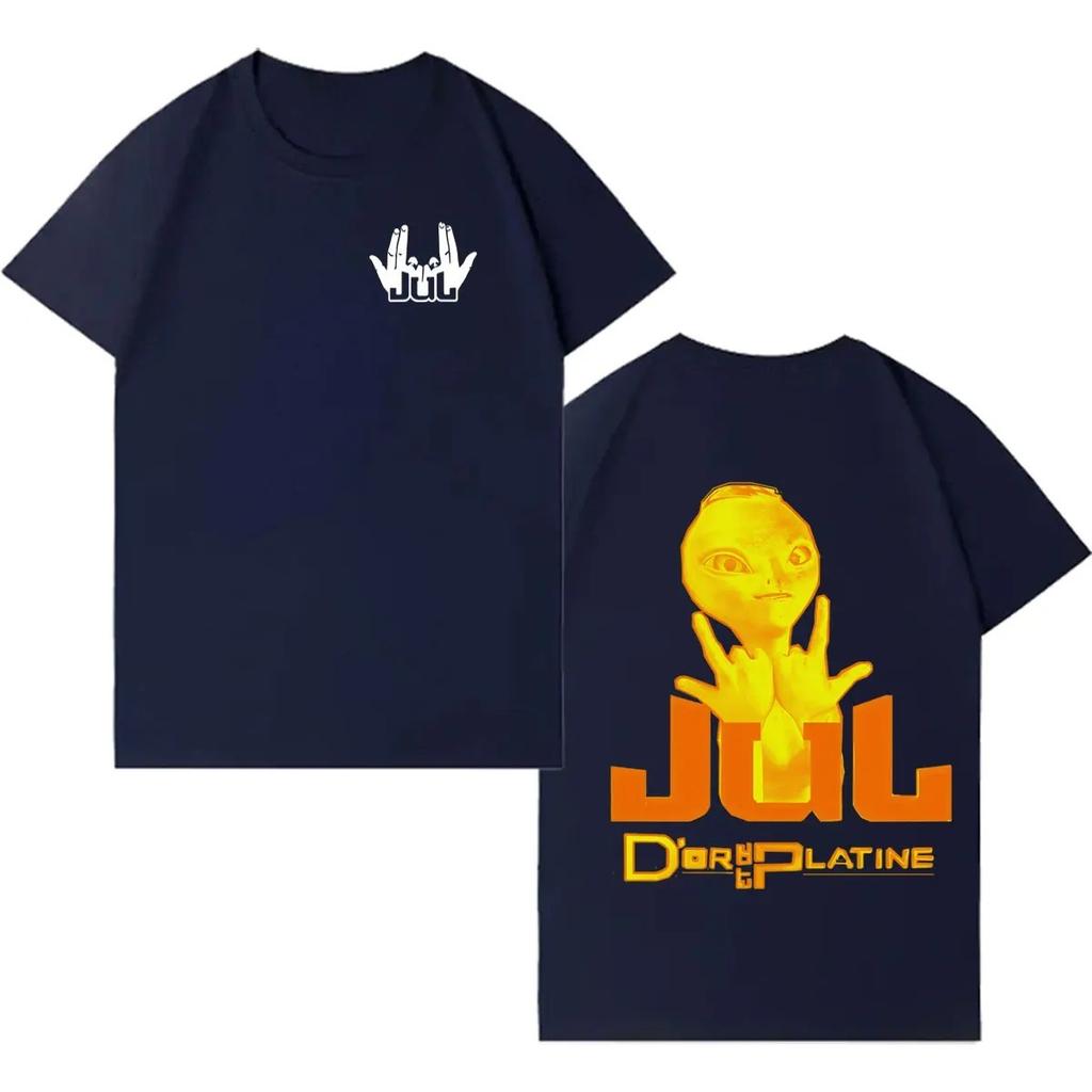 Unisex Women Clothes Trendy Tops Rapper Jul Harajuku Music T Shirt Fashion Hip Hop 90s Tshirt Crewneck Loose Short Sleeve Tshirts