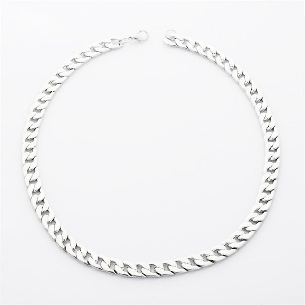 Sterling Simple Rock Charm Hiphop Men's Jewelry Chain Necklace Fashion Accessories