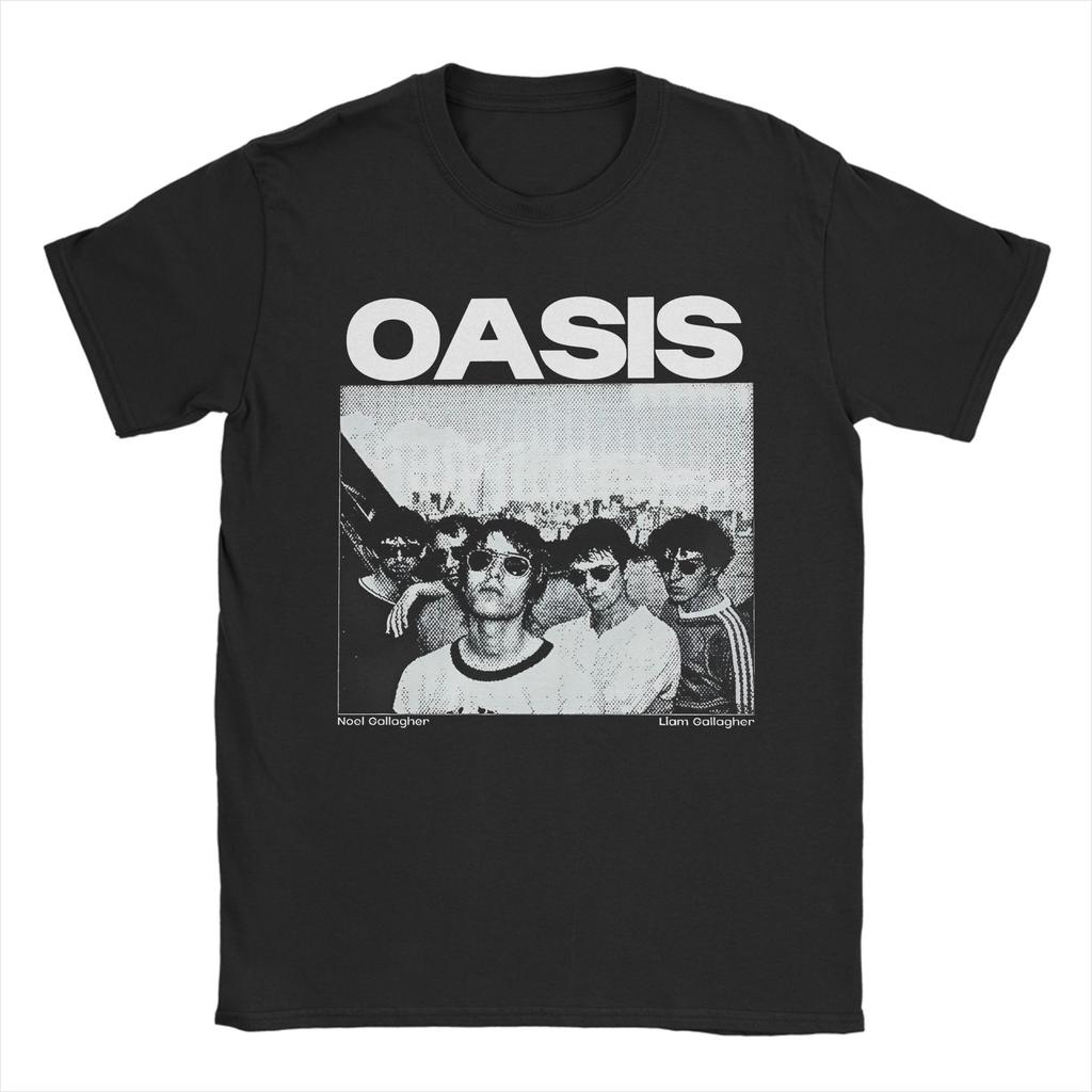 Funny O-Oasis Definitely Maybe T Shirt Men's Cotton Short Sleeve O-neck Summer Top Tee