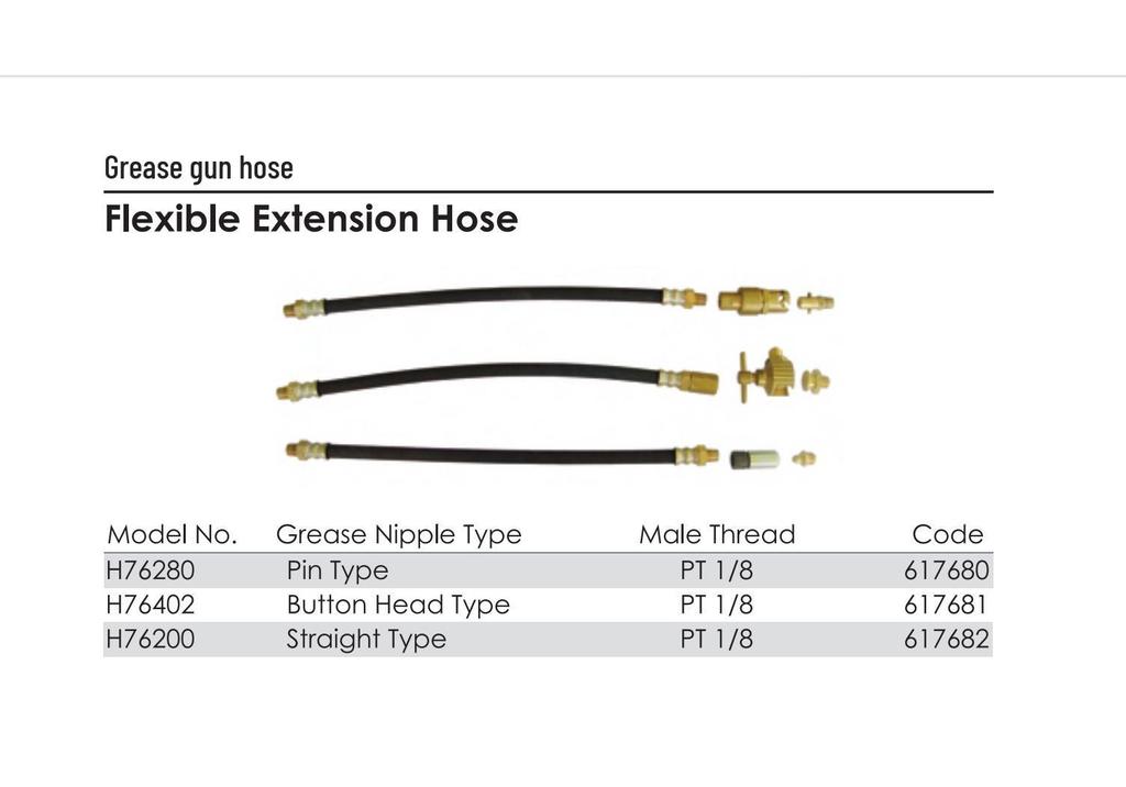 Yutian FAPRO Marine-Compatible Grease Gun Hose with Strong Adapters