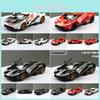 Modelo de Coche de Aleación Ford Gt Versión de Pista Con Control de Inercia Para Coleccionistas