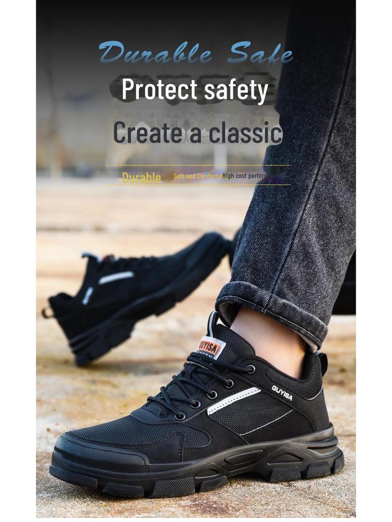 Sicherheitsschuhe für Herren: Langlebig, bruch- und durchstichfest, bequem, modisch, ideal für Baustellen