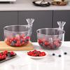 Drain Basket with Strainer Portable Lightweight Fruit Vegetable Washing Bowl