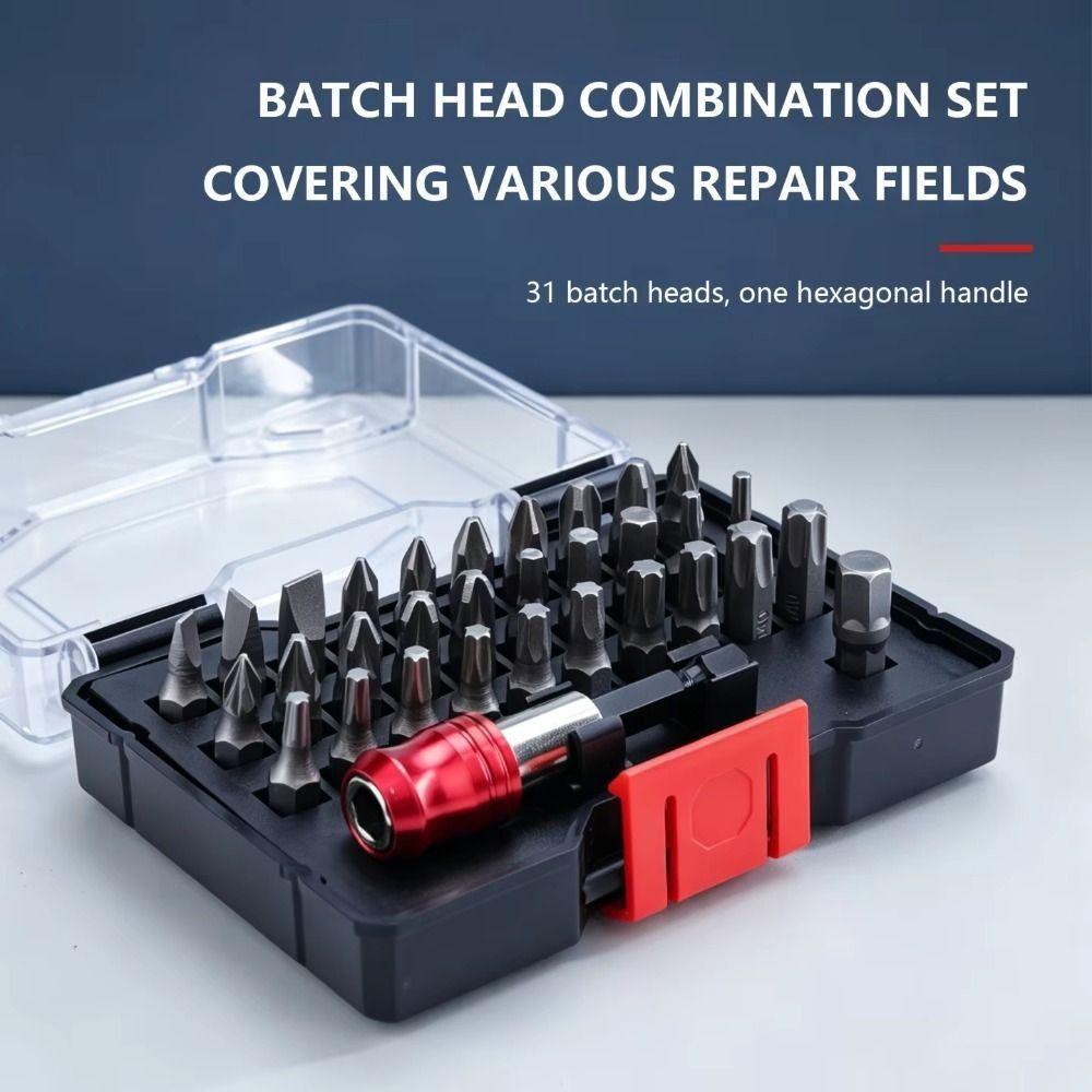 32PCS High Torque Hex Shank Drill Bits Portable Magnetic Screwdriver Bits Workshop Tasks
