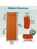 Antislip TPU Inflatable Camping Mat & Sleeping Pad with Built-in Inflator Pump Hiking Ready RV Use 500kg Load Capacity