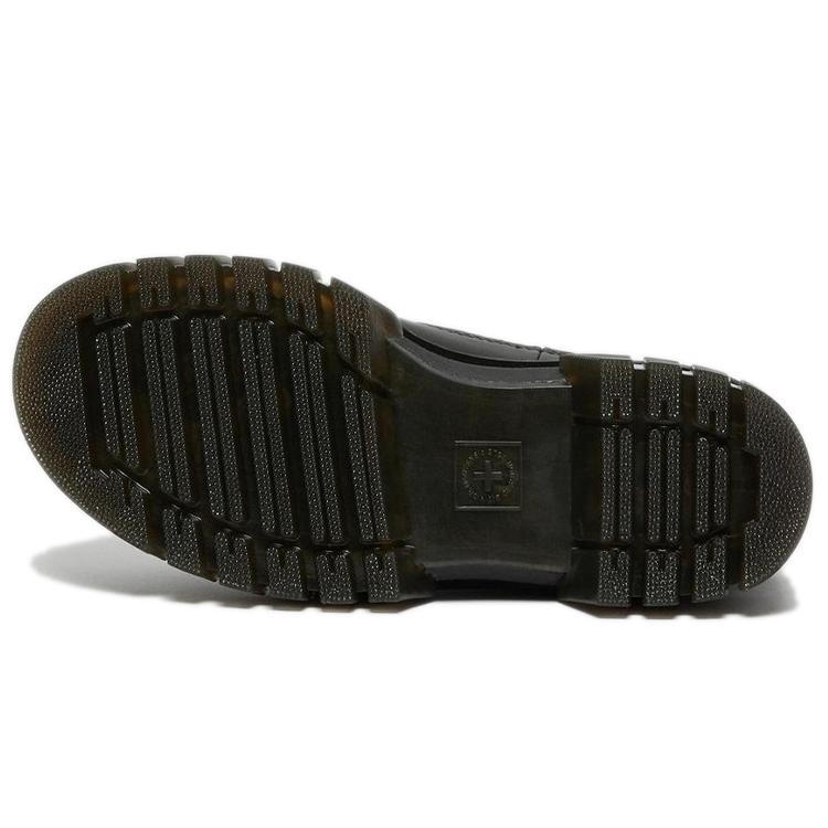 Nye Dr.Martens Audrick Nappa Skinn Plattform Chelsea Støvletter 'Svart' Dame 27148001