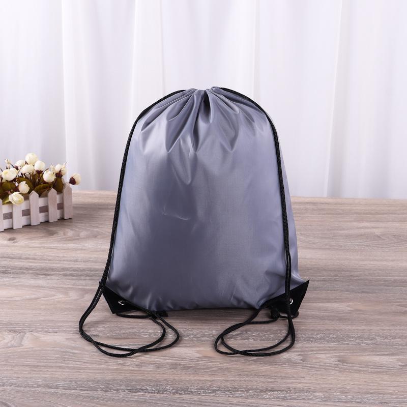 Custom Polyester Waterproof Double Drawstring Backpack with Logo