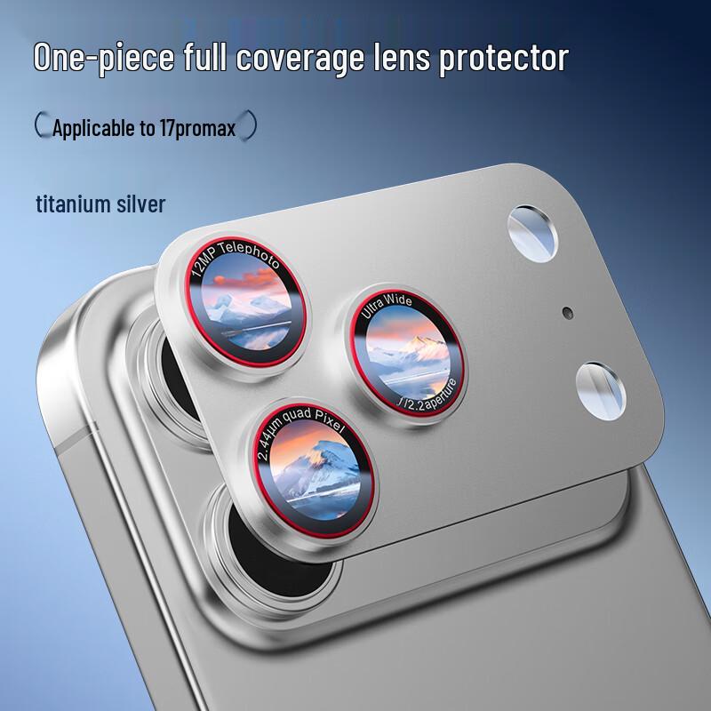 X-IT iPhone 17 Series Tempered Glass Camera Lens Protector