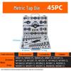 Metric & Imperial Tap and Die Set with Hand Reamer & Tap Holder – Comprehensive Threading Tool Kit.