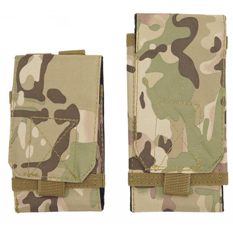 Multifunctional Outdoor Camping Hiking Tactical Phone Bag Men Camouflage Hook Loop Belt Bag Sports Mobile Waist Bag