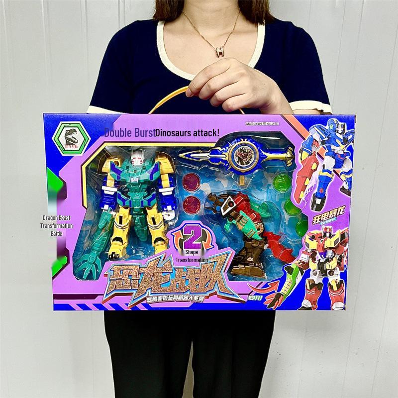Children's Transformer Robot Car Toy - Kindergarten Gift Box