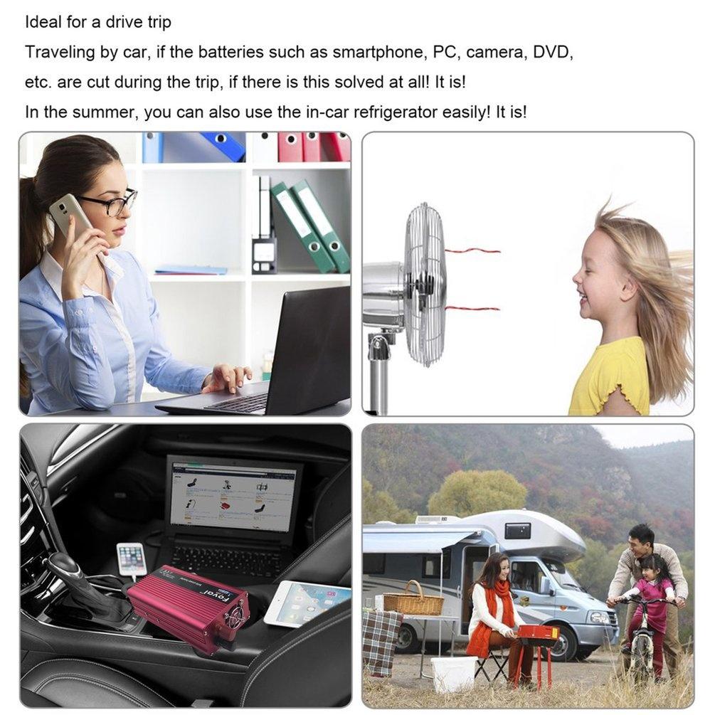 4000W Solar Power Inverter 220V Peaks Voltage Transformer Converter DC To AC 110V/220V Car Inverter Sine Wave Inversor