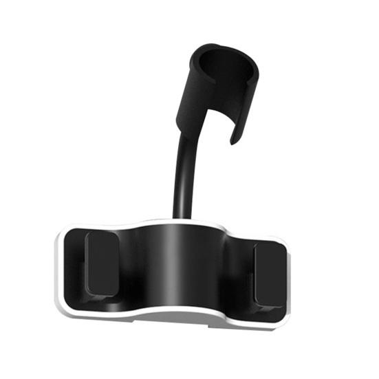 

Подставка для душевой лейки, регулируемая, универсальная, экономящая место, устойчивая, с клейкой наклейкой, устойчивая к падениям, ABS, без проколов, крепление для душевой лейки, банные полотенца, аксессуары чёрный