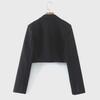 Trendy Spring & Autumn Women's Short-Sleeve Suit Jacket + High-Waist Pocket Skirt