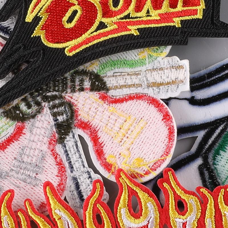 Embroidery Label Source Clothing Accessories English Letter Patch Cloth Badge Embroidery Sticker Cloth Sticker