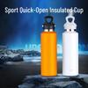 Quange 600ML Stainless Steel Quick-Open Insulated Sports Bottle
