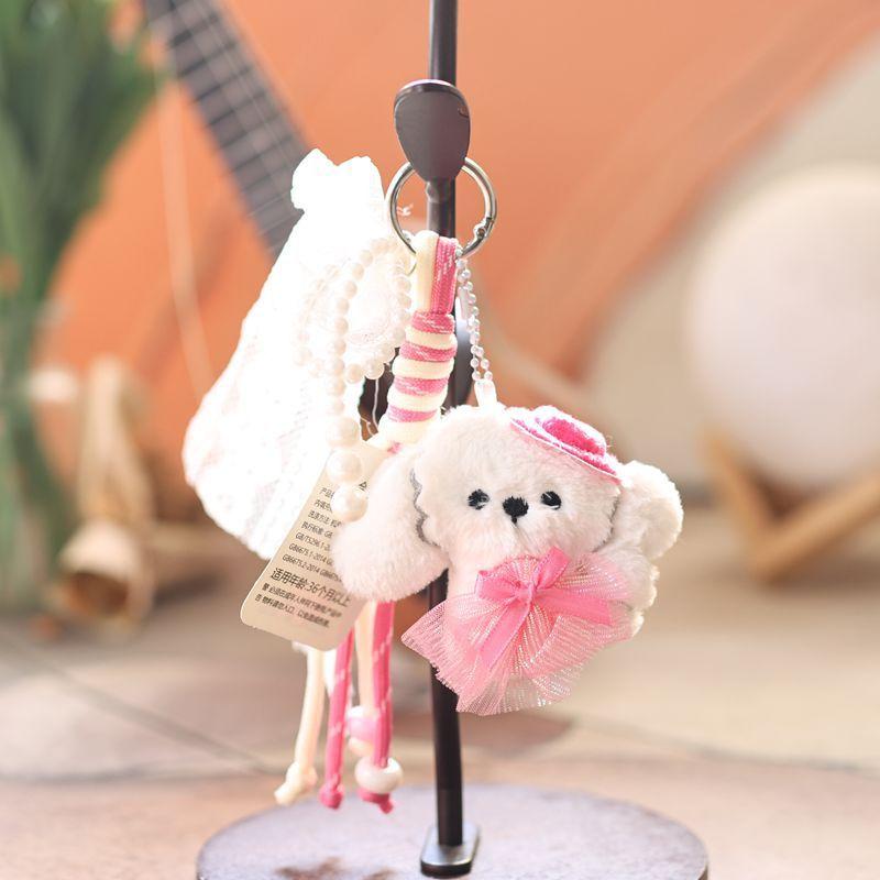 Plush Dog Keychain Toy With Soft Crystal Velvet For Kids And Adults