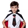 Halloweenská kravata pro děti chlapce Strašidelná oční bulva/Netopýr Kravata se svítícími očními bulvami pro Cosplay kostým Halloweenský párty doplněk