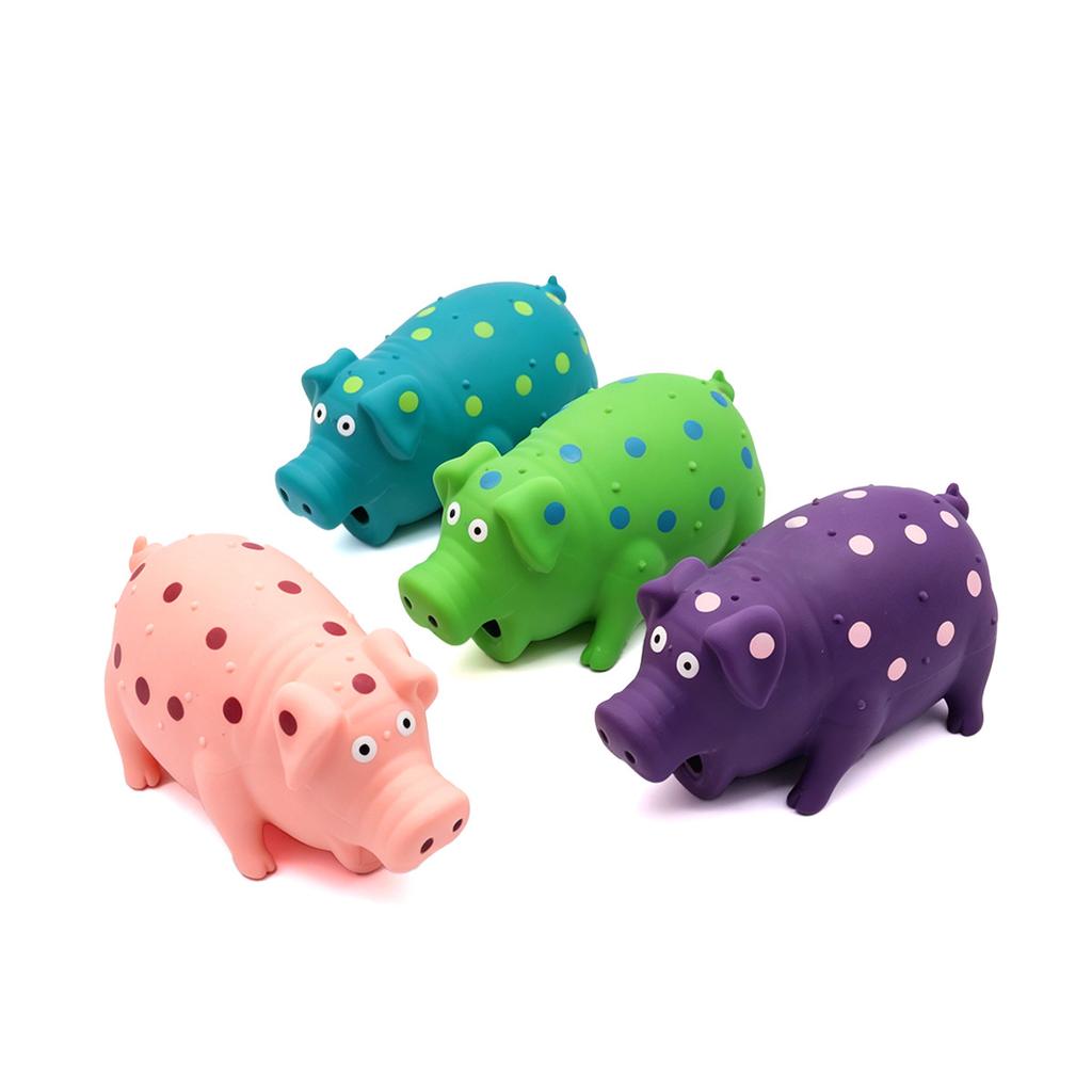 Hundespielzeug Lustiges Latex Geräuscherzeugendes Seltsames Quietschendes Schweineähnliches Langlebiges und Kausicheres Gefülltes Latex Stachelige Schwein für die Zahnung Haustierspielzeug