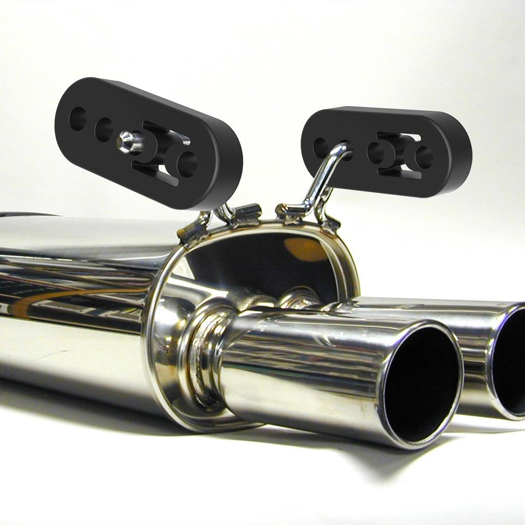 Latikaly Auspuffhalterung, 2er Set, Automobil, Universal, Verstärkter Auspuff, Gummiaufhängung,