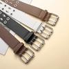 Retro Business Waist Belt Luxury Design Punk Waistband Rivet Belt  Paired with Skirts Jeans