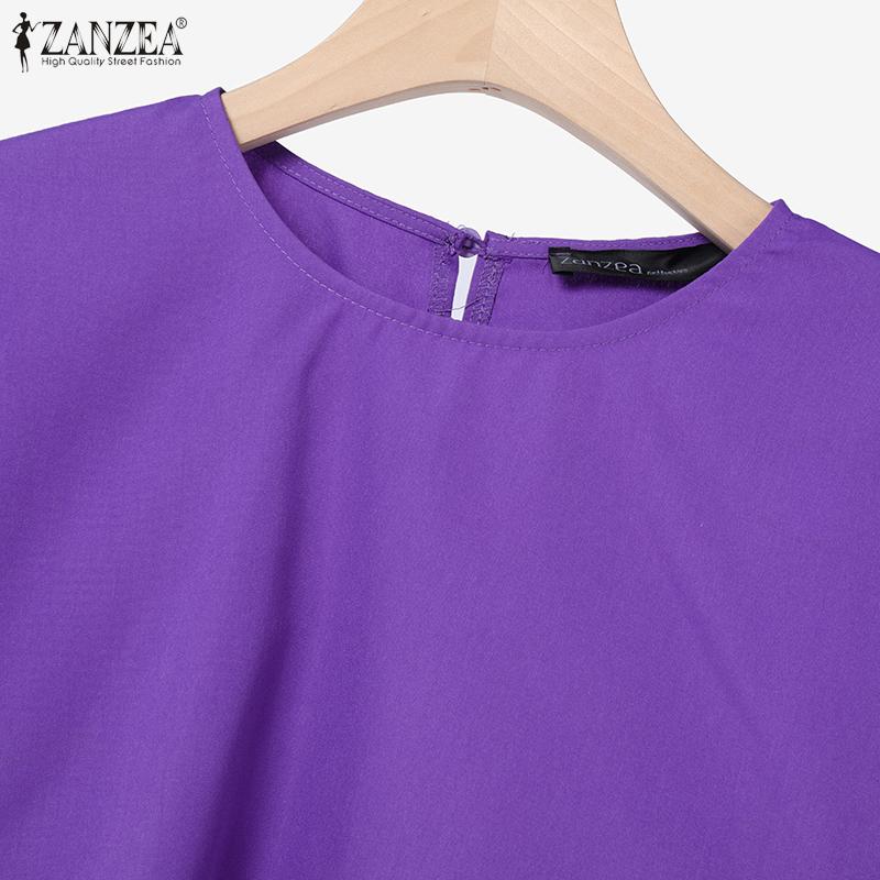 ZANZEA Bluză și fuste cu jumătate de mânecă pentru femei Seturi de costume casual din două piese