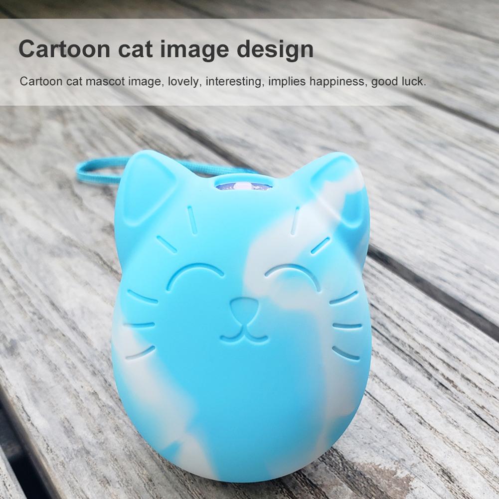 Soft Silicone Comprehensive Protection Skin Cartoon Cat Shaped Pet Game Machine Cover Scratch Proof for Tamagotchi Mix/PS/Idl/Id