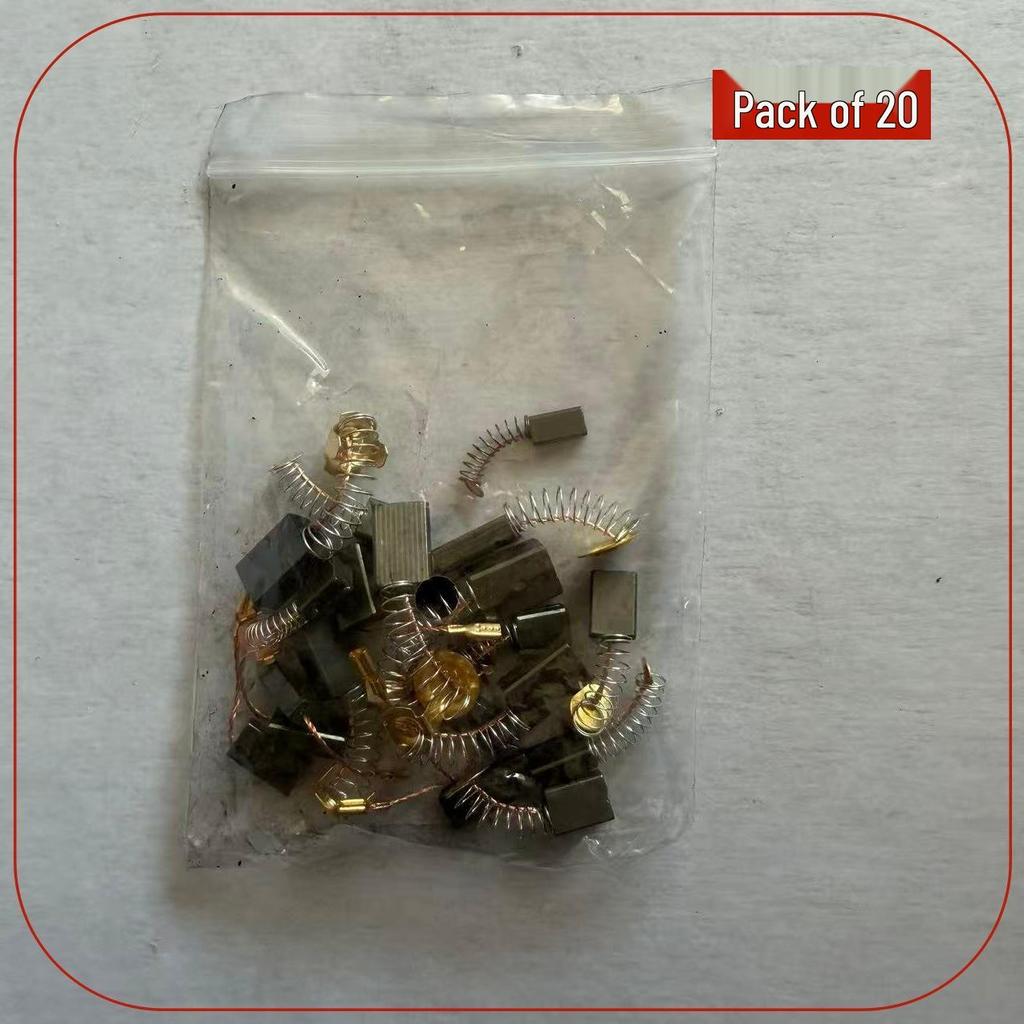 Mixed Carbon Brushes for Angle Grinders, Electric Drills, Hammer Drills, and Saws - Practical Electric Tool Accessories