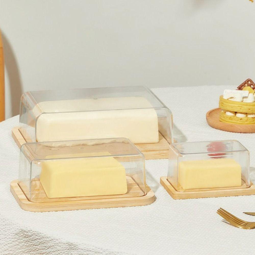 Rectangular Countertop Butter Dish Nordic Style Butter Container Butter Storage Box Snack