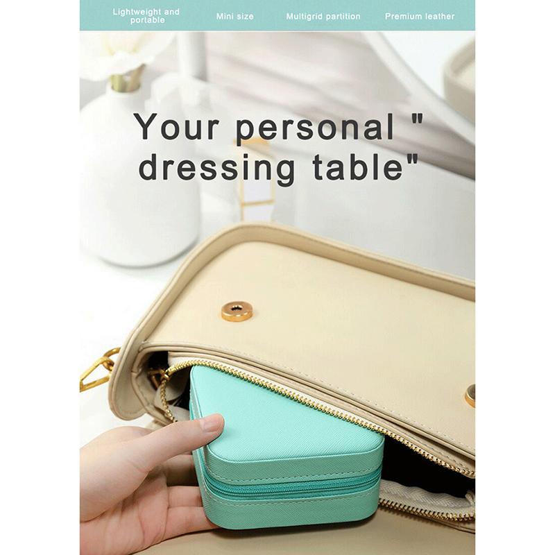 Candy Color Jewelry Organizer Display Storage Box Travel Earrings Necklace Ring Holder Jewelry Case Boxes