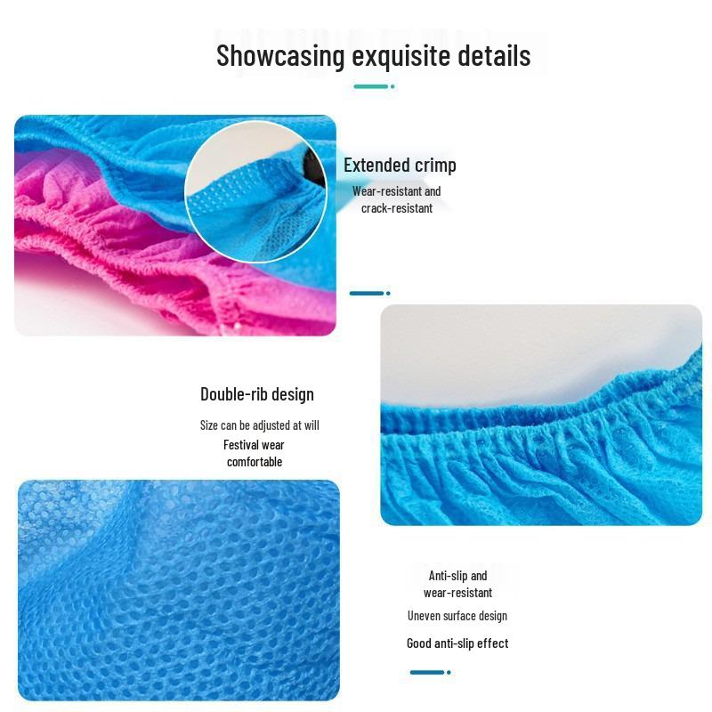 Thickened Non-slip Dustproof Disposable Shoe Covers for Students and Home Use