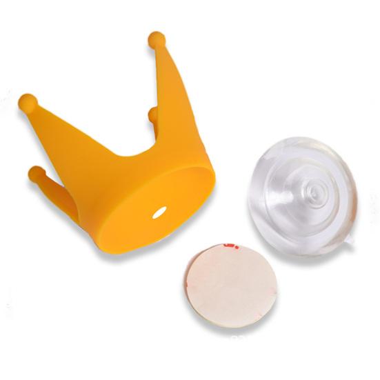 Helmkrone Deko mit Saugnapf Silikon Niedliche Motorradhelmkrone für Kinder