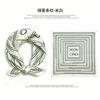 [111 mulberry silk] Korean version of classic cashew nut flower bag headscarf, small square scarf, shirt, suit, thin silk silk scarf