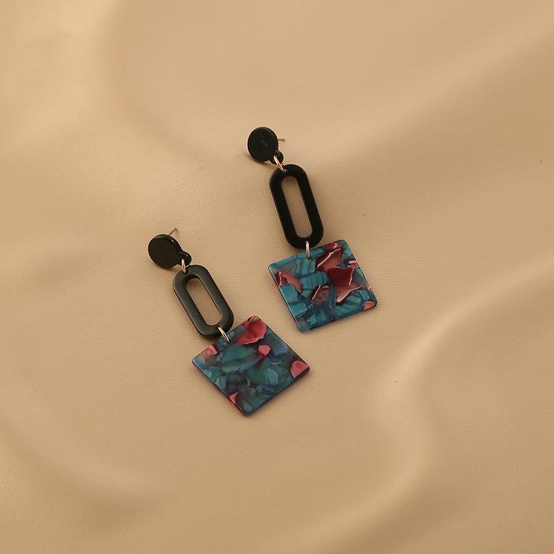 S111 silver needle earrings 1111 new trendy retro super fairy European and American style large long earrings earrings