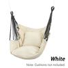 Portable Outdoor Camping Hammock Chair Canvas Swing Hanging Chair Leisure Lazy Rocking Chairs For Patio Garden Balcony Bedroom