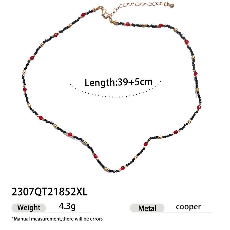 18K Gold-Plated Retro Bronze Necklace with Heart-Shaped Zirconia Pendant