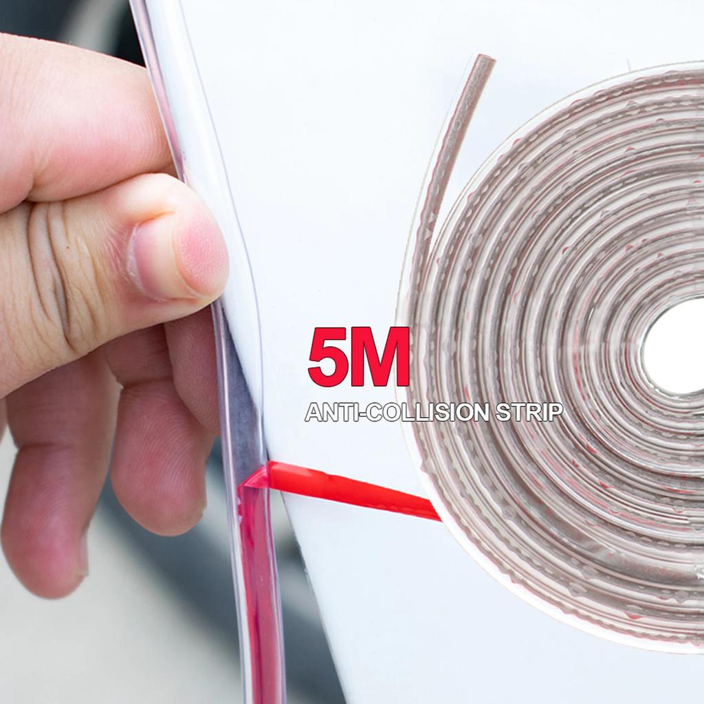5 Meter Car Door Protector U Shape Universal Auto Door Edge Guards Rubber Trim Sealing Anti Scratch Protection Seal Strip Cover