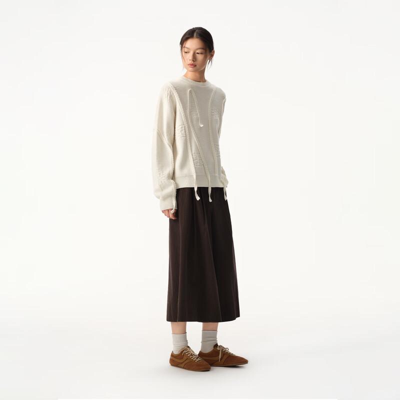 Broadcast Women's Irregular Tassel Knit Sweater